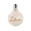 LED Light Bulb Clear Globe G40 4W 300Lm E26 2700K Dimmable - LOVE 40