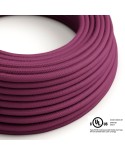 Raspberry Cotton covered Round electric cable - RC32