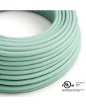 Mint Green Cotton covered Round electric cable - RC34