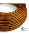 Copper Glitter covered Round electric cable - RL22