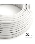 White Rayon covered Round electric cable - RM01