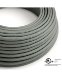 Gray Rayon covered Round electric cable - RM03