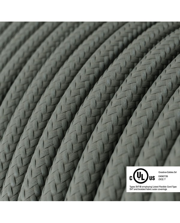 Gray Rayon covered Round electric cable - RM03