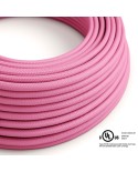 Fuchsia Rayon covered Round electric cable - RM08