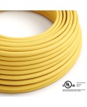 Yellow Rayon covered Round electric cable - RM10