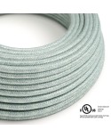 Blue Haze Cotton covered Round electric cable - RX12