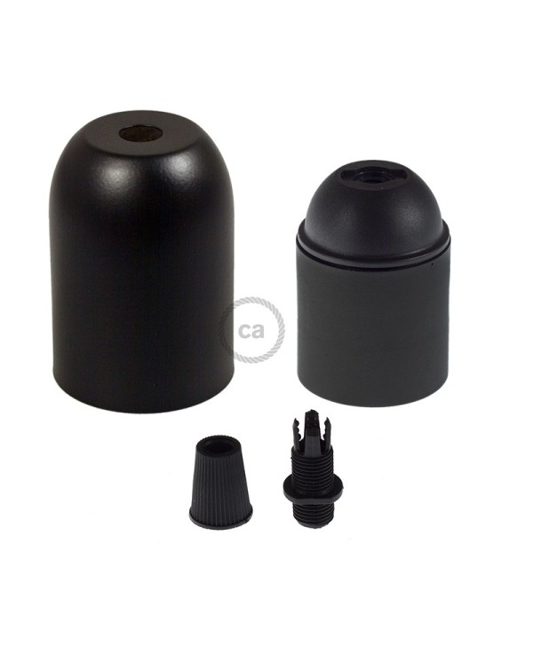 Rounded Top metal light bulb socket kits - E26