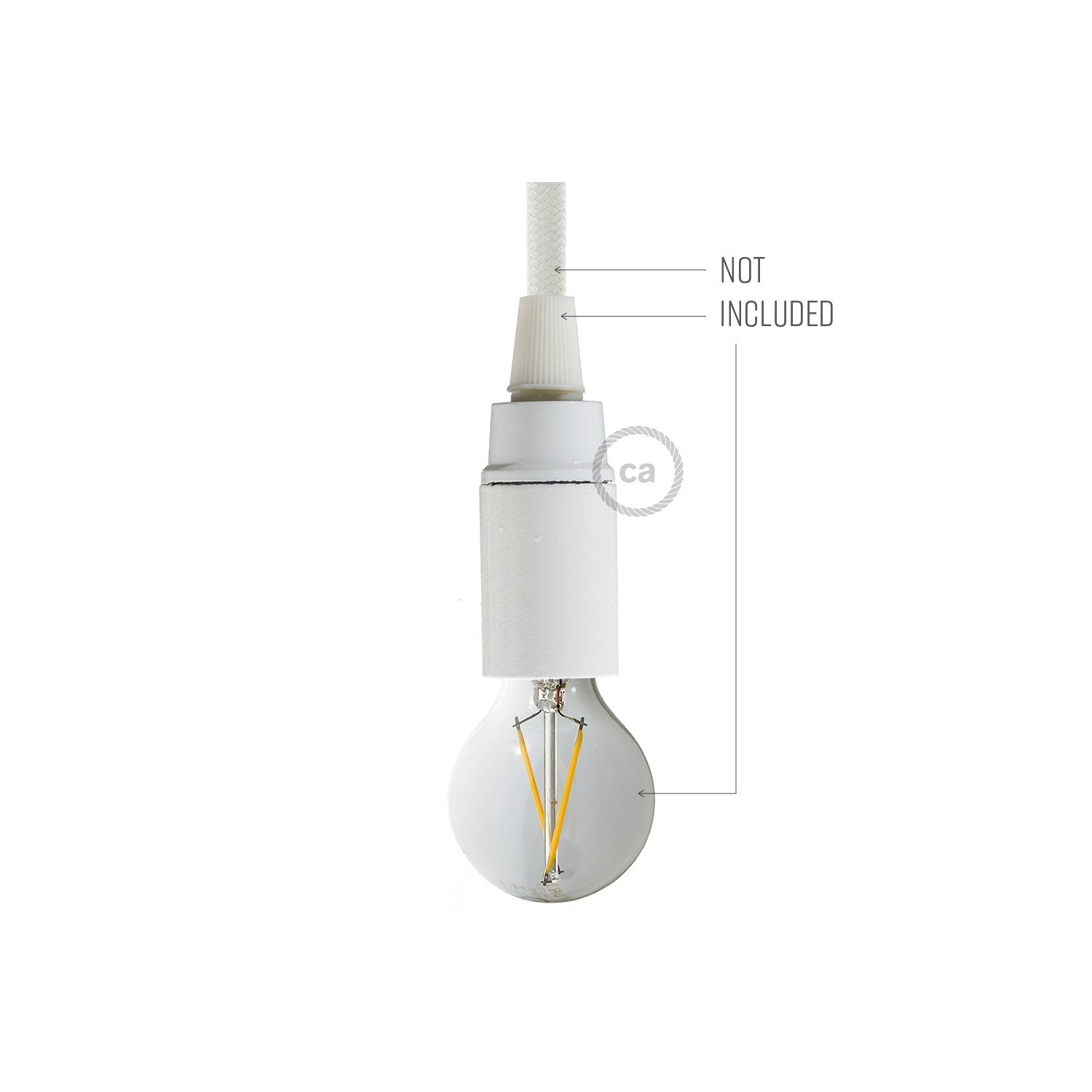 Smooth Sided - phenolic bakelite E12 light bulb socket