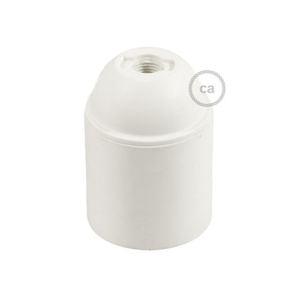 Smooth Sided Thermoplastic light bulb socket - E26 - White