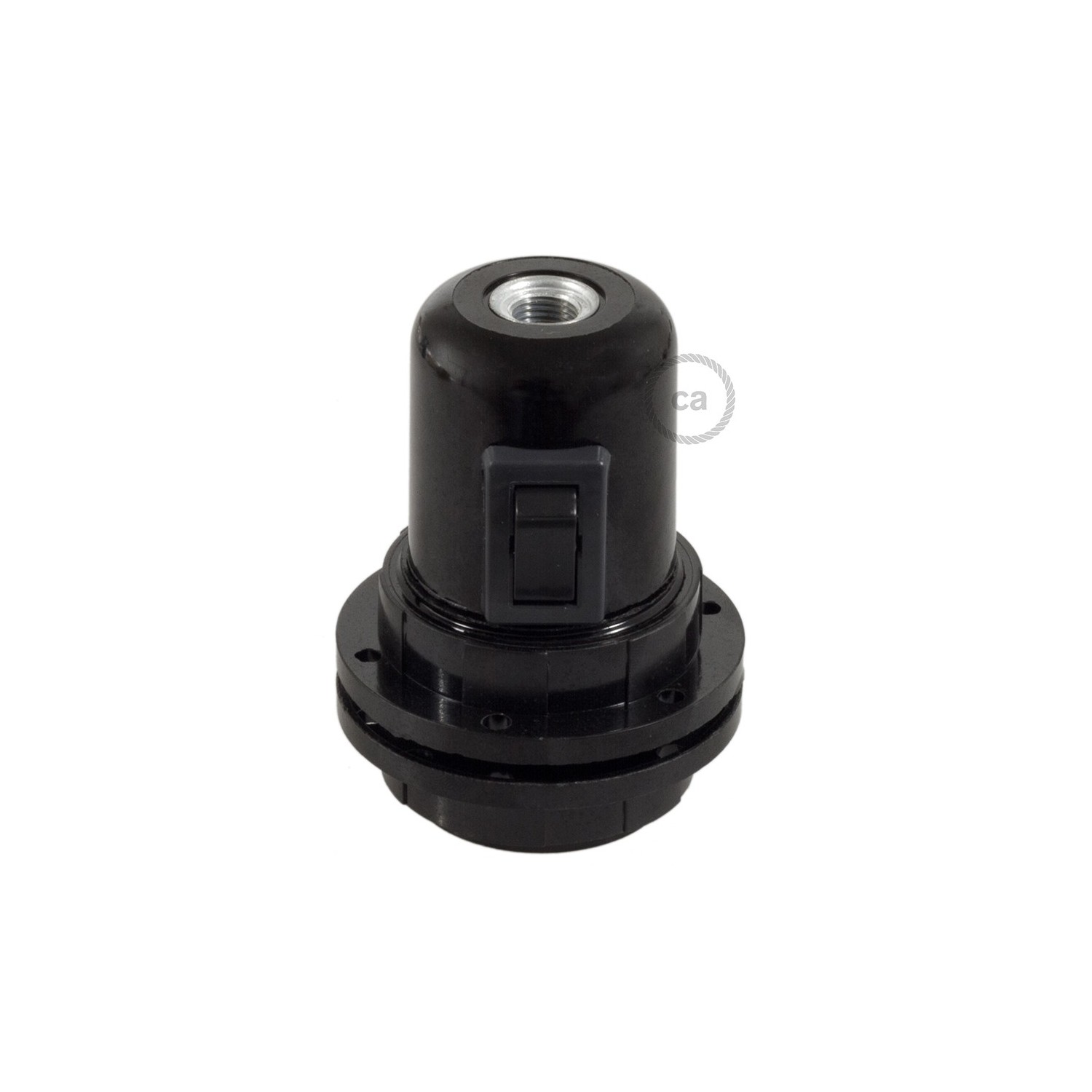 Double Ferrule Bakelite Phenolic socket - ON/OFF SWITCH - E26