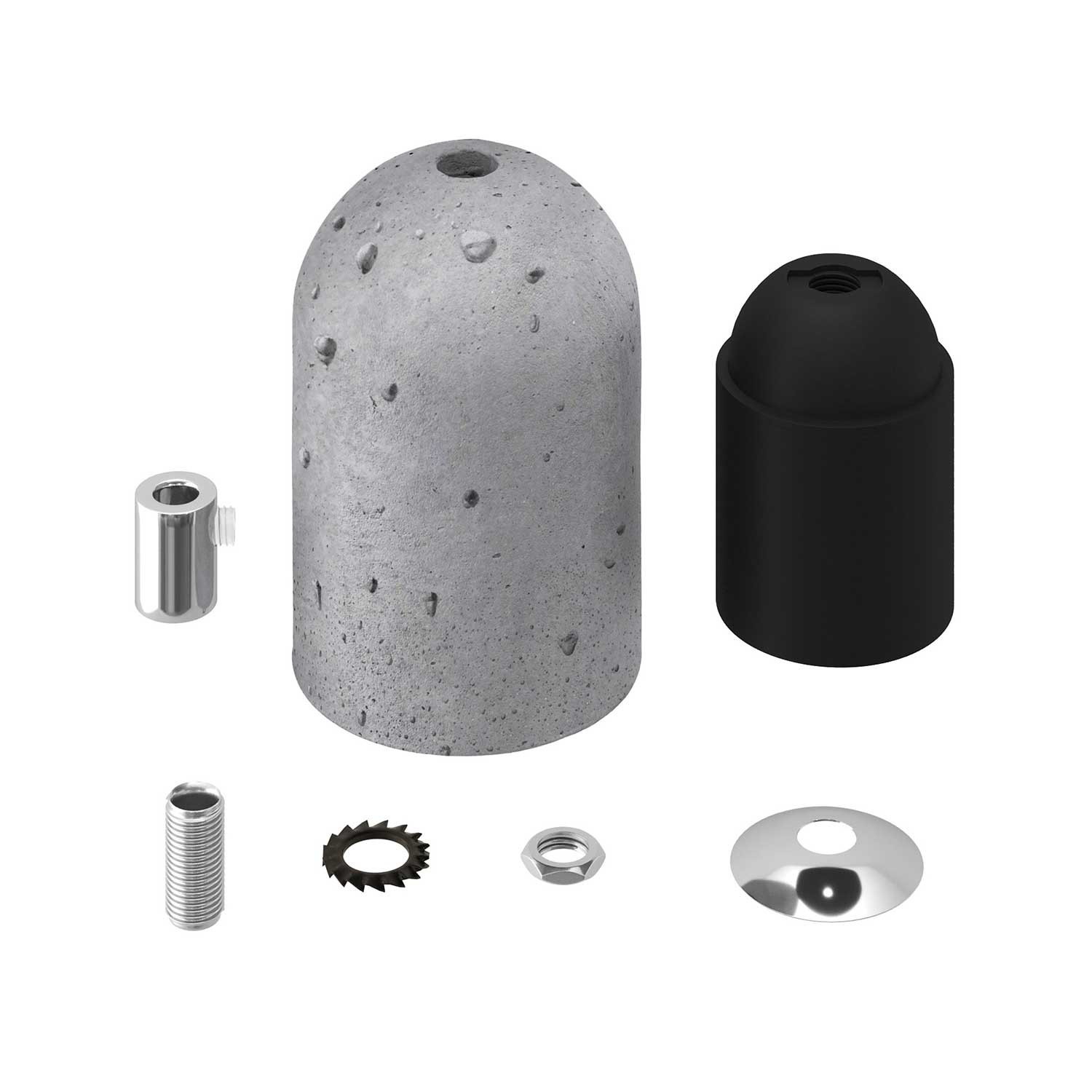 Cement Light Bulb Socket Kit