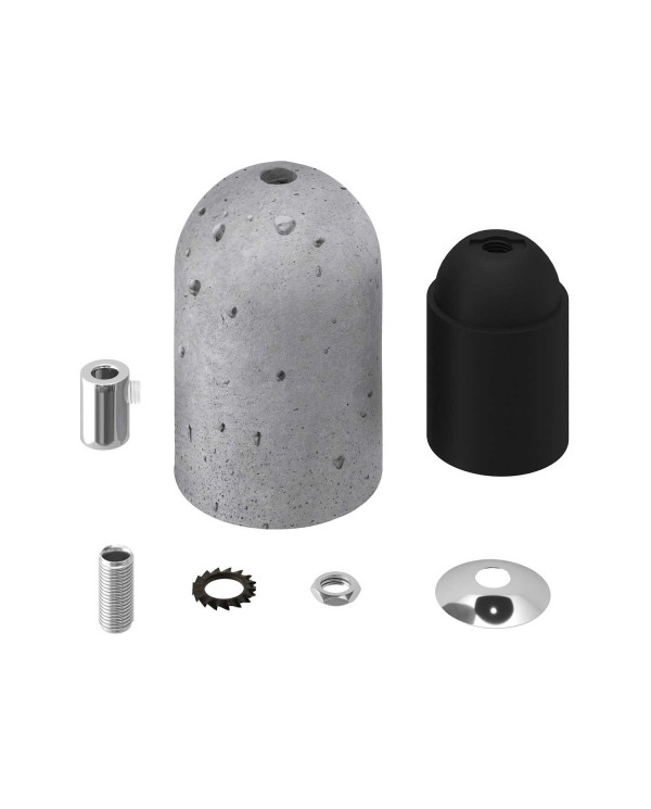 Cement Light Bulb Socket Kit