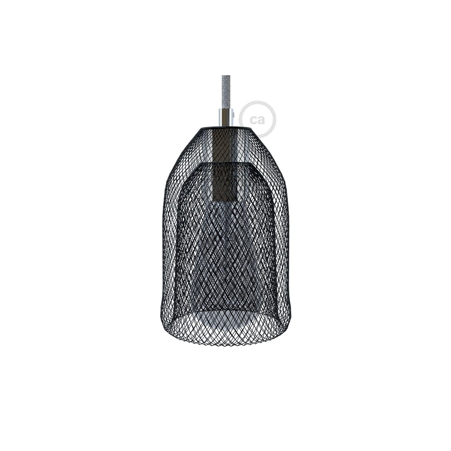 Ghostbell Wire Mesh Pendant Shade | Socket Cover | Industrial Style