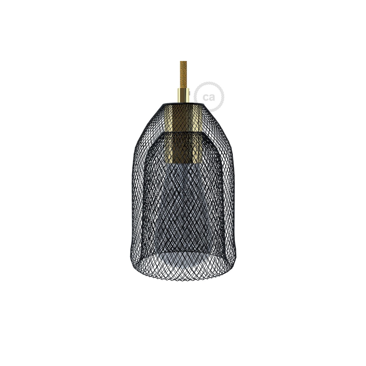 Ghostbell Wire Mesh Pendant Shade | Socket Cover | Industrial Style