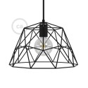 Dome XL Naked Cage Metal Lampshade | Industrial Style | E26 Socket