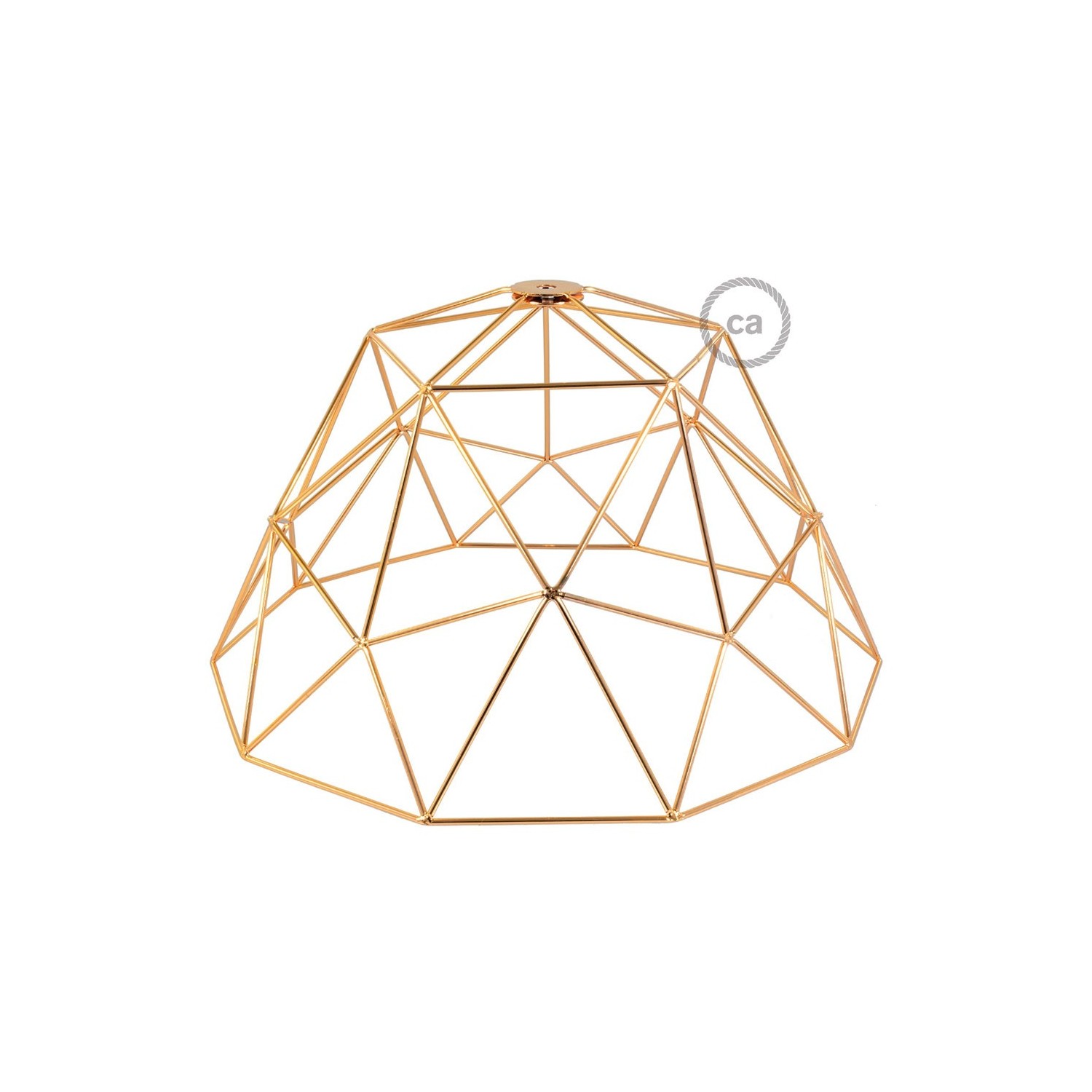 Dome XL Naked Cage Metal Lampshade | Industrial Style | E26 Socket