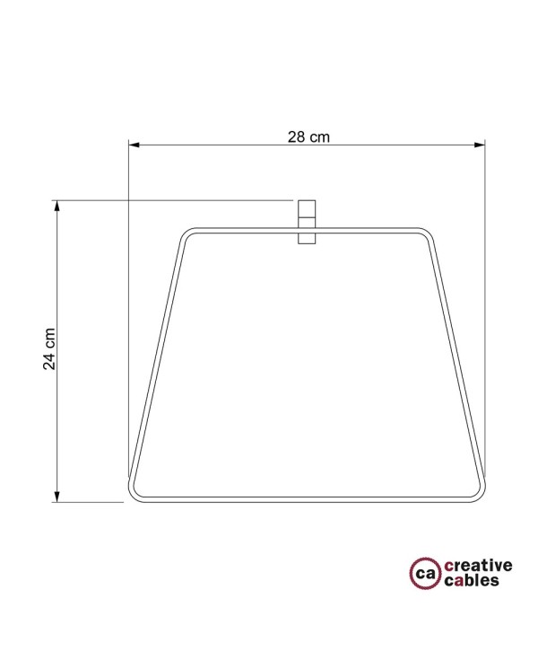 Metal Duedì Base Pendant Shade | Modern Look | E26 Socket