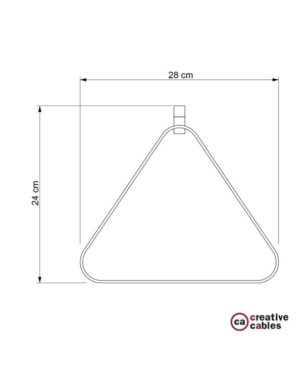 Metal Duedì Apex Pendant Shade | Metal Socket Cover & E26 Socket