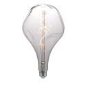 LED Light Bulb Smoky Bumped Teardrop 5W 350Lm E26 2200K Dimmable - Teardrop 165B