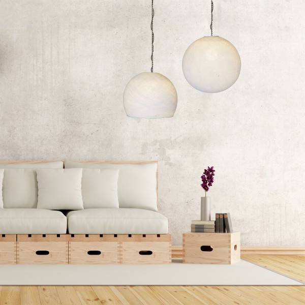 Round Foldi Pendant Shades | Handmade | Available in 3 Sizes & 16 Colors