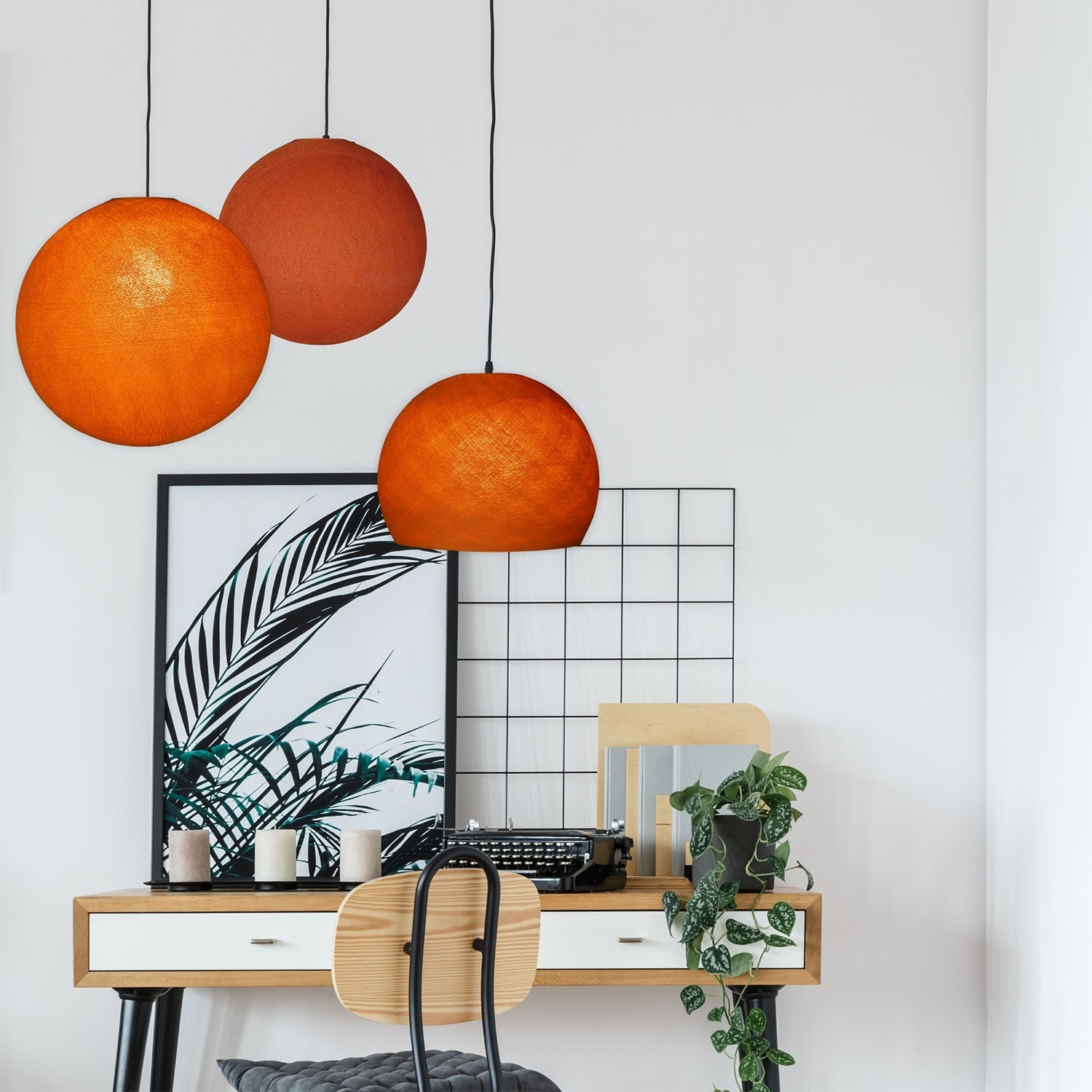 Round Foldi Pendant Shades | Handmade | Available in 3 Sizes & 16 Colors