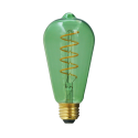 LED Light Bulb Green ST21 5W 320Lm E26 2200K - Green 21