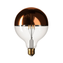 LED Light Bulb Half-Dipped Copper G40 8W 750Lm E26 2700K - Copper 40HD