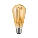 LED Light Bulb Amber Edison ST21 4W 300Lm E26 2200K Dimmable - Edison 21A