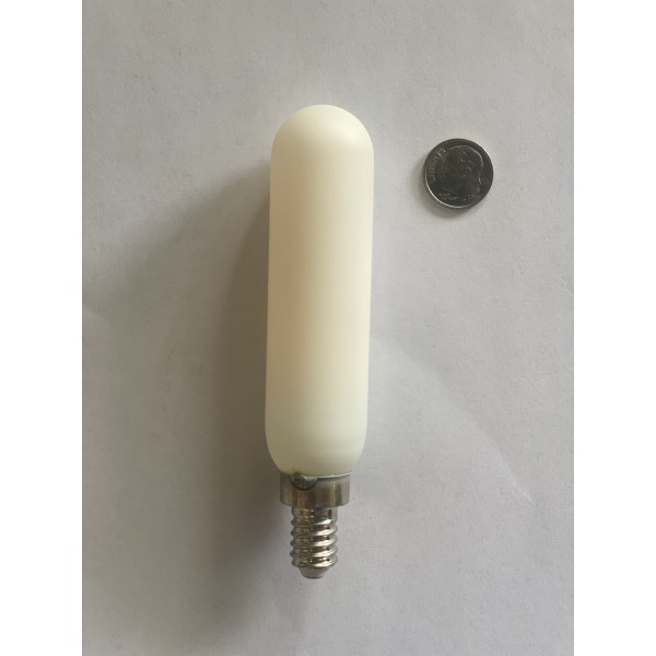 TUBE 25W - Matte White Dimmable E12 Light Bulb