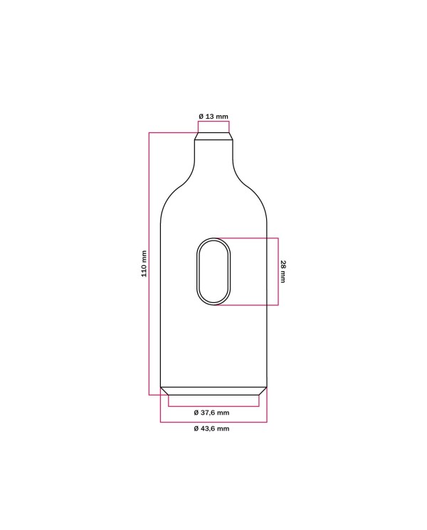 Silicone E26 lamp holder kit with switch and hidden cable clamps