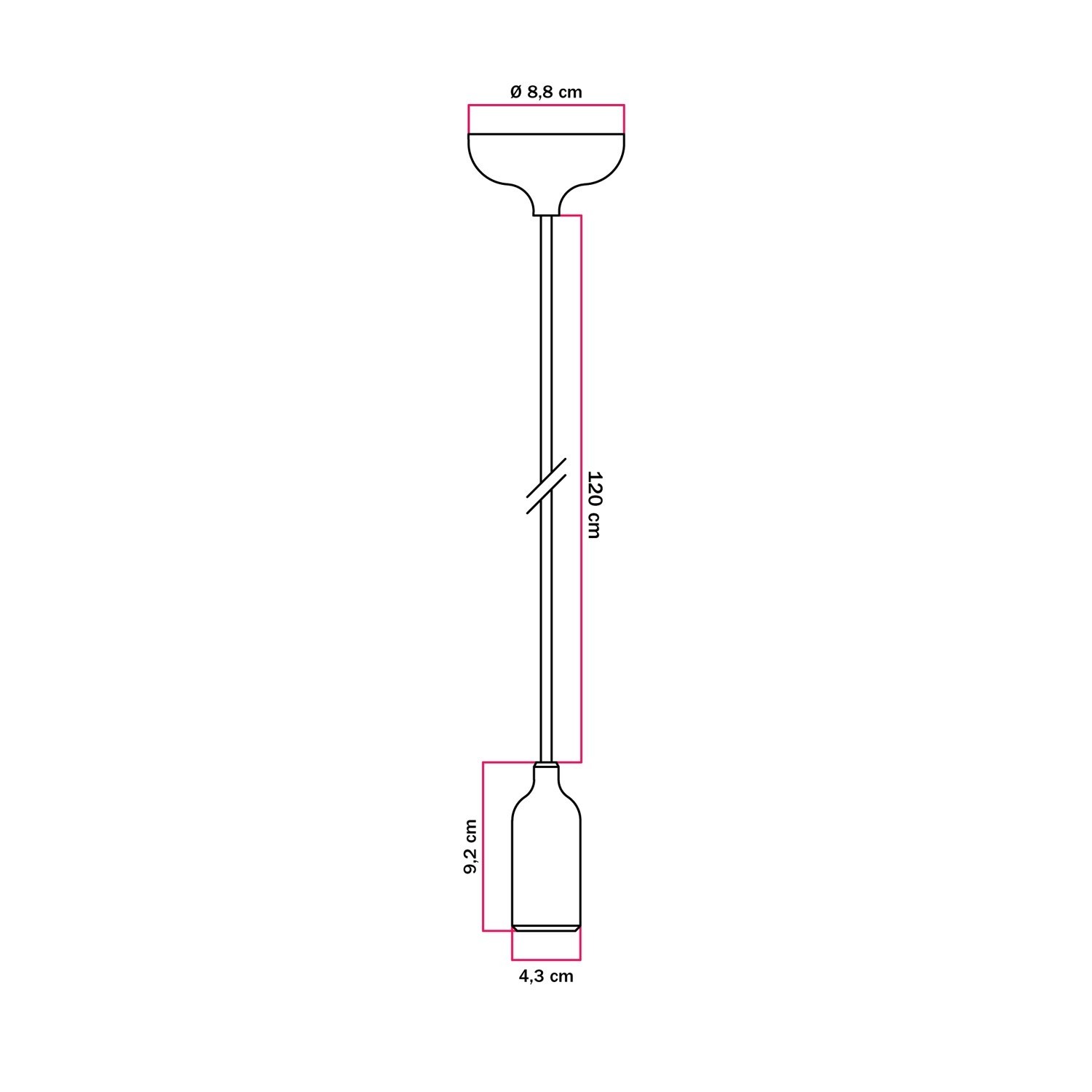 Colourful silicone suspension lamp with fabric cable