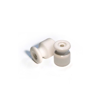 Porcelain insulator for wall system - 2 pieces - White