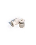 Porcelain insulator for wall system - 2 pieces