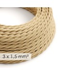 Extension Cord - Twisted Jute TN06 - 15/3 AWG