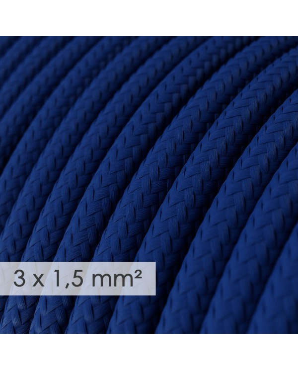 Extension Cord - Round Blue Rayon RM12 - 15/3 AWG