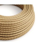 Round Electric Vertigo Cable covered by Jute with Copper Thread ERR04