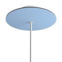 1 Hole - LARGE Round Ceiling Canopy Kit - Rose One System