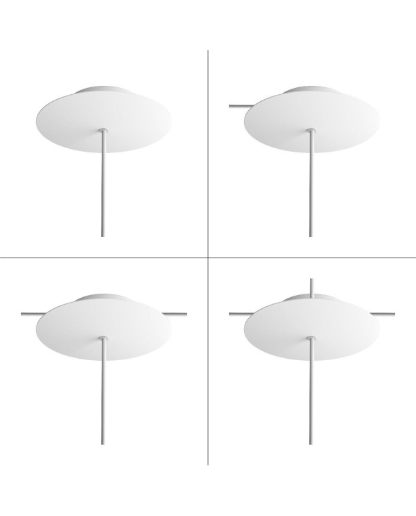 1 Hole - LARGE Round Ceiling Canopy Kit - Rose One System