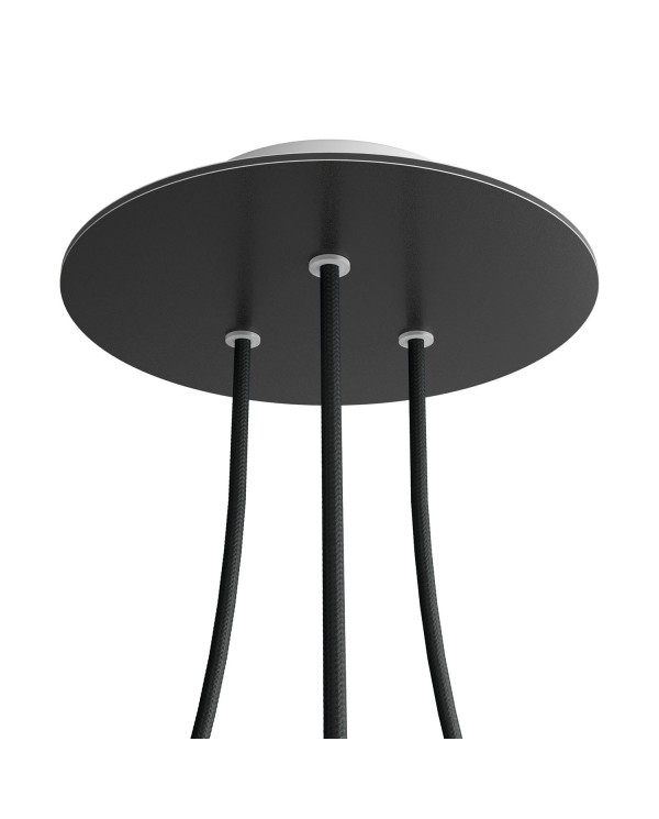 3 Holes - LARGE Round Ceiling Canopy Kit - Rose One System