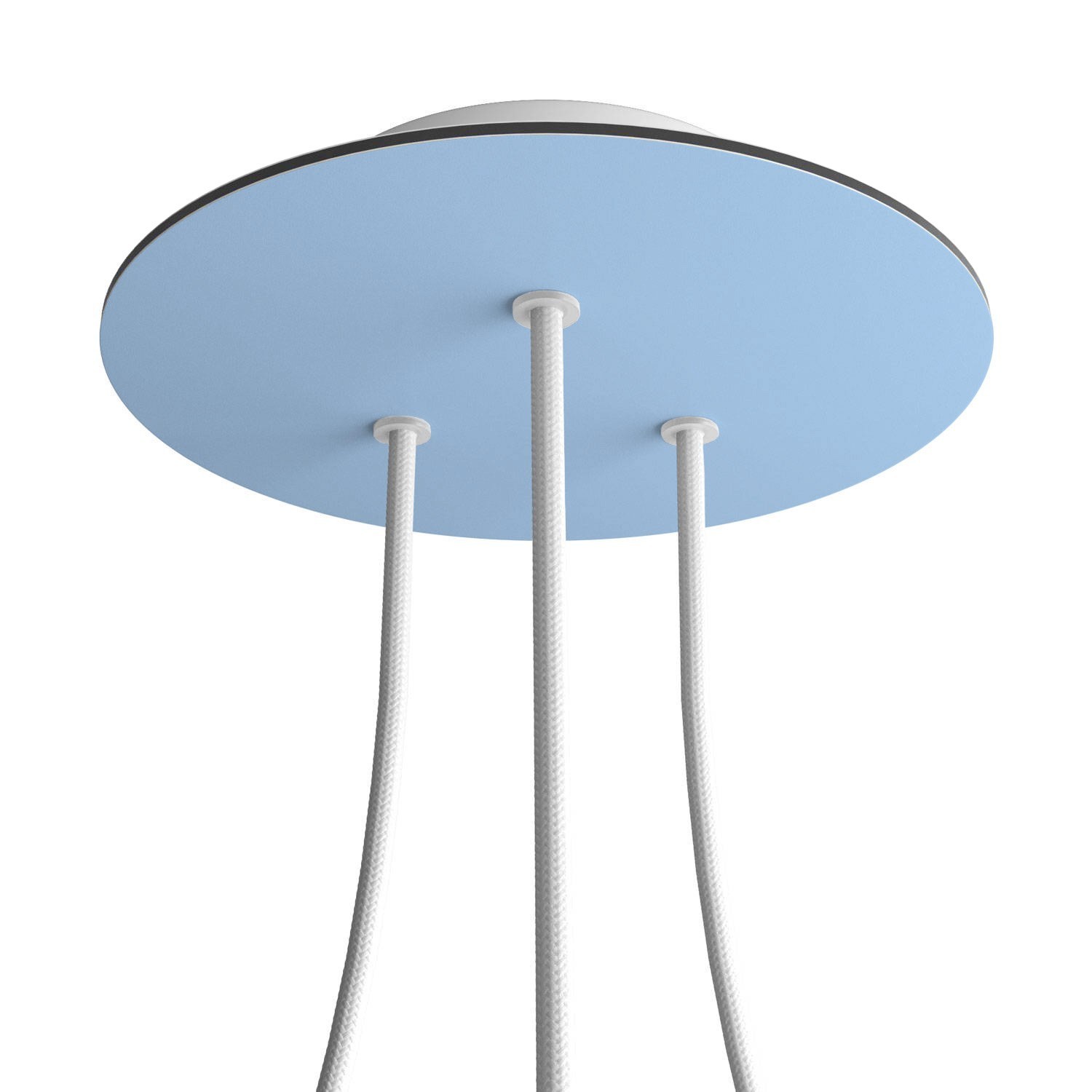 3 Holes - LARGE Round Ceiling Canopy Kit - Rose One System