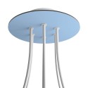 6 Holes - LARGE Round Ceiling Canopy Kit - Rose One System