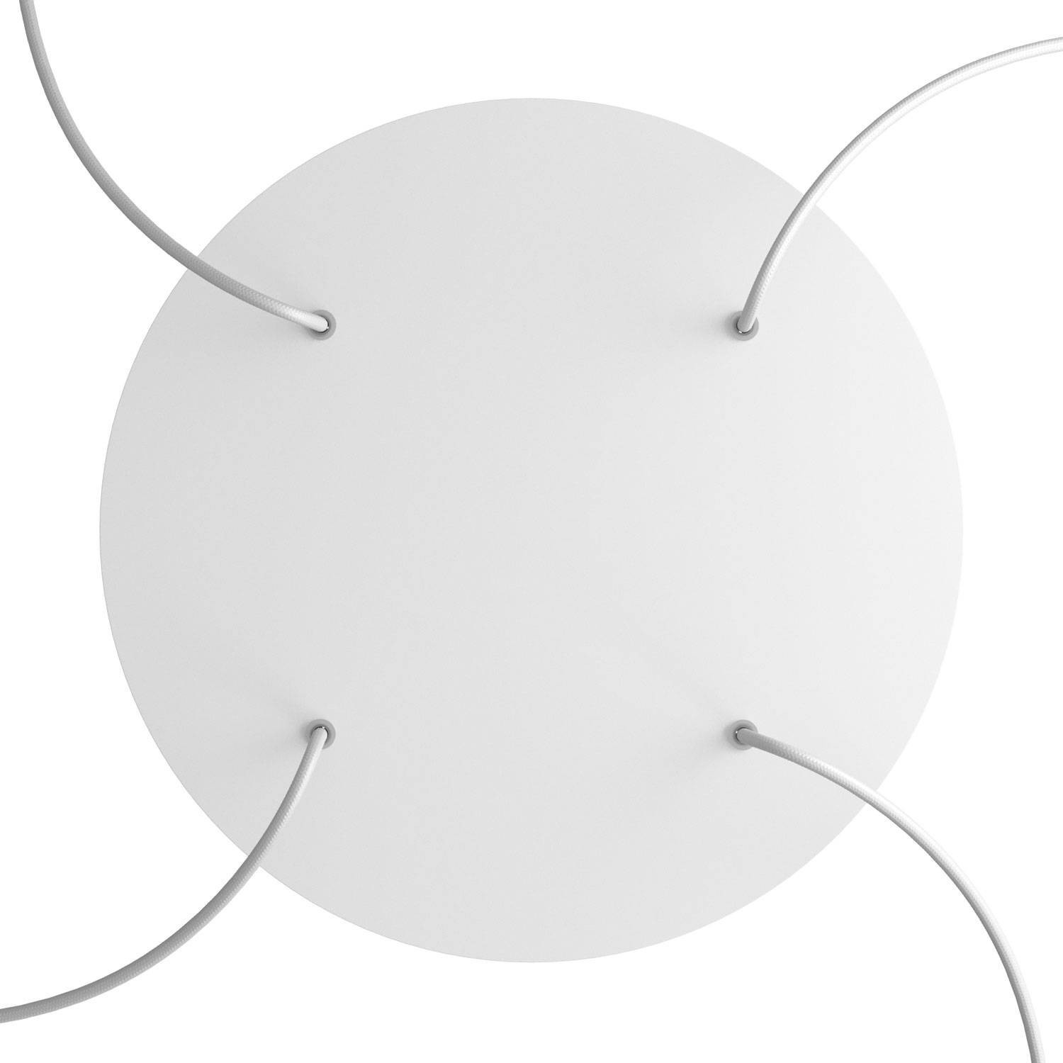 4 Holes - EXTRA LARGE Round Ceiling Canopy Kit - Rose One System