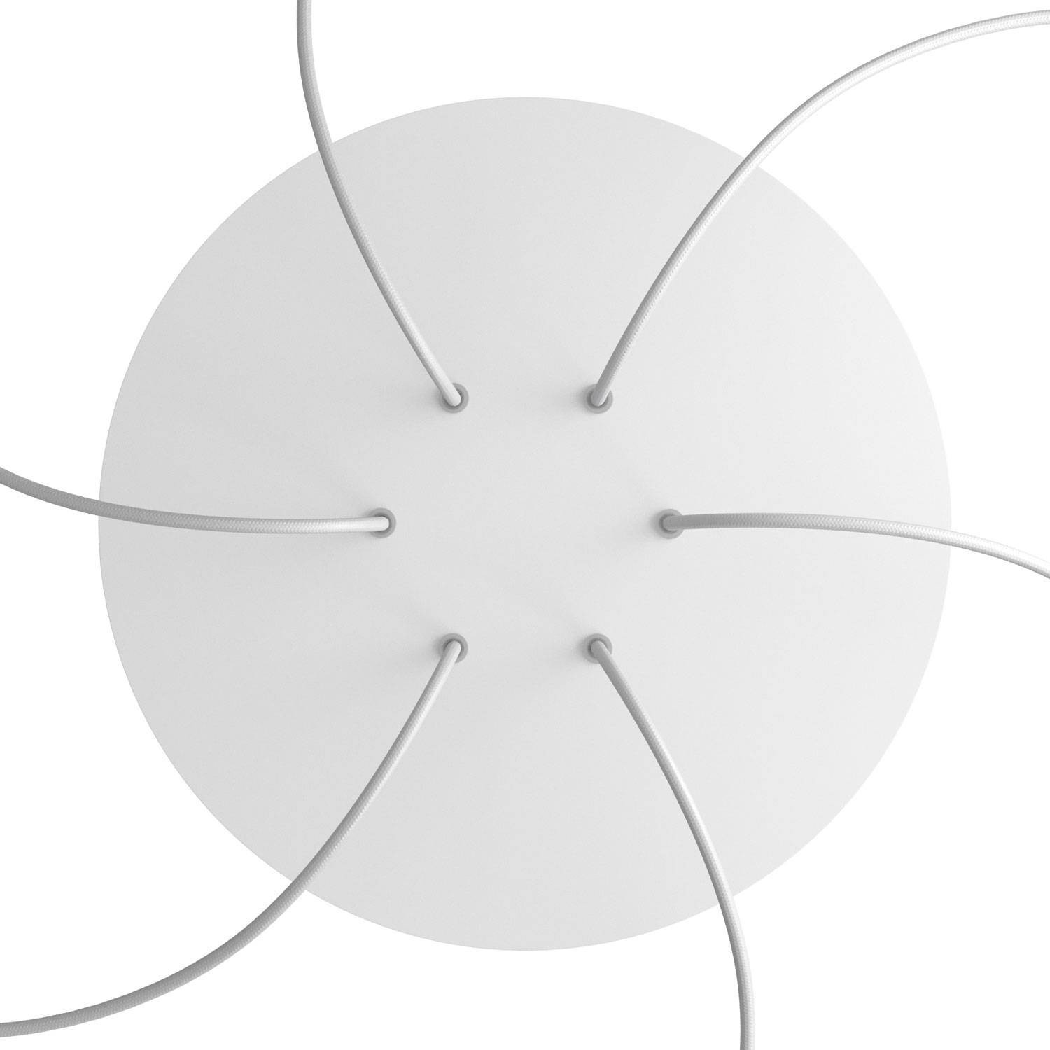 6 Holes - EXTRA LARGE Round Ceiling Canopy Kit - Rose One System