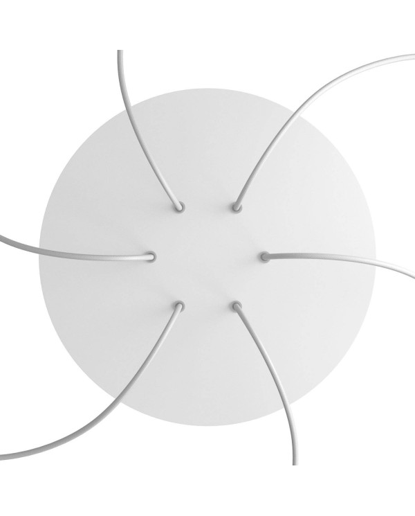 6 Holes - EXTRA LARGE Round Ceiling Canopy Kit - Rose One System