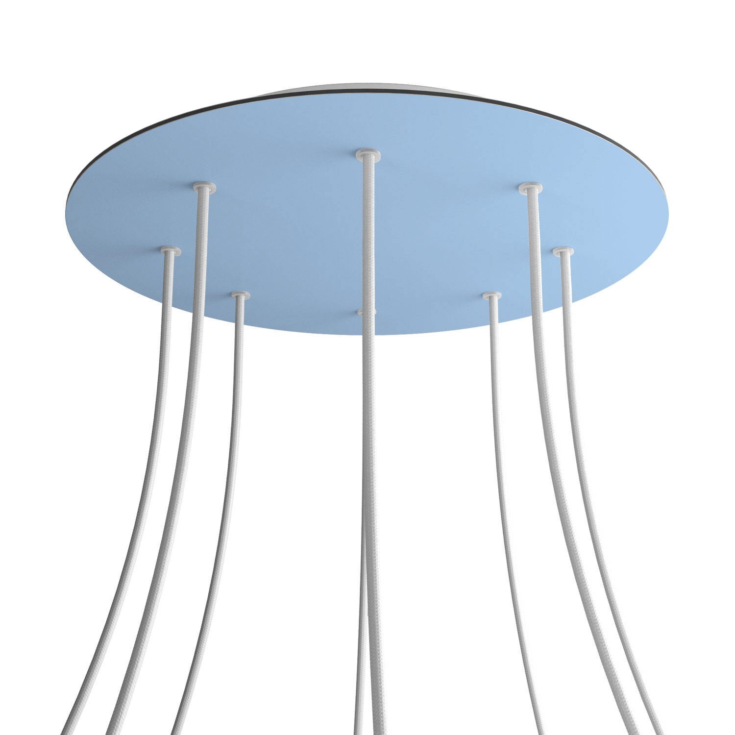 8 Holes - EXTRA LARGE Round Ceiling Canopy Kit - Rose One System