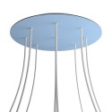 9 Holes - EXTRA LARGE Round Ceiling Canopy Kit - Rose One System