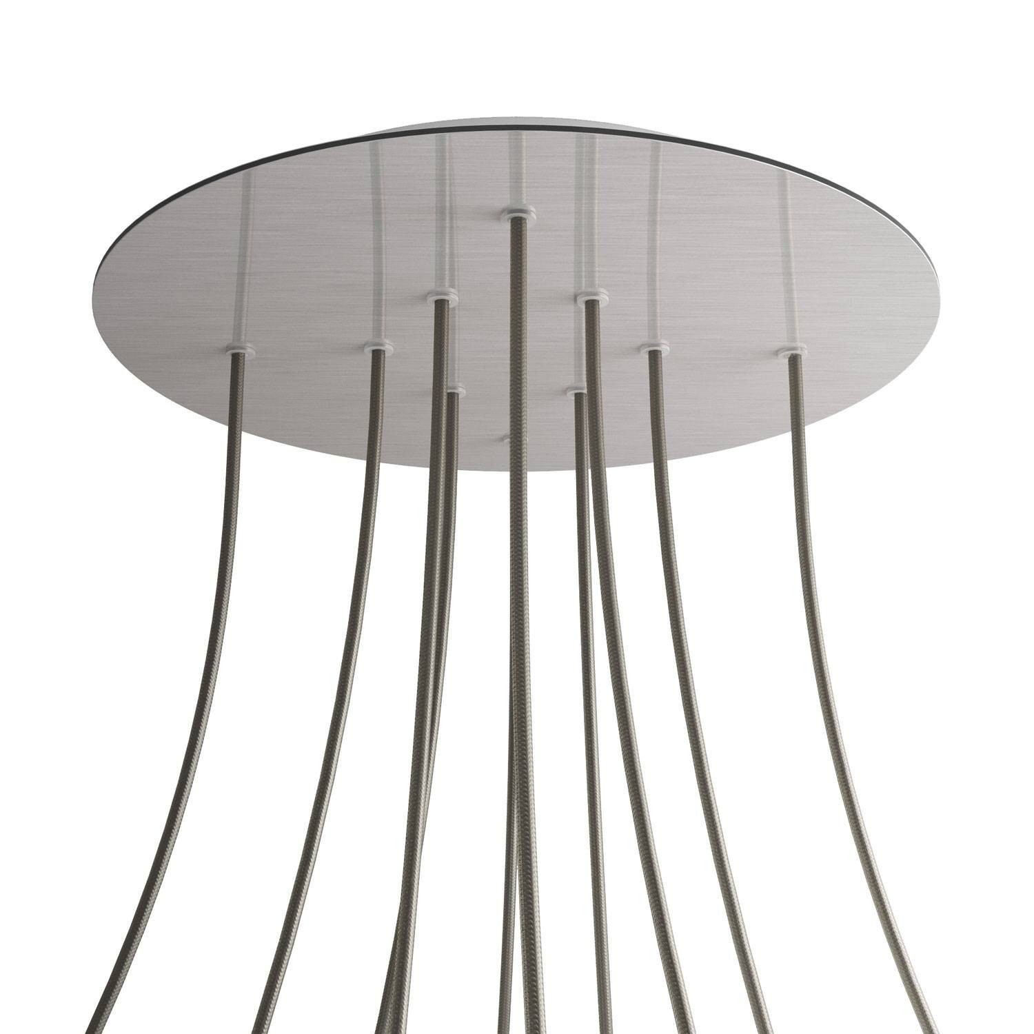 10 Holes - EXTRA LARGE Round Ceiling Canopy Kit - Rose One System