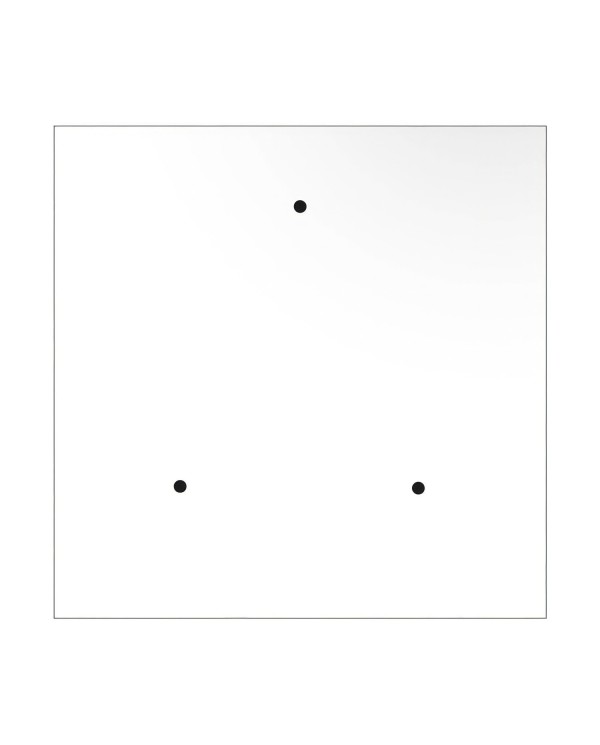 3 Holes - EXTRA LARGE Square Ceiling Canopy Kit - Rose One System