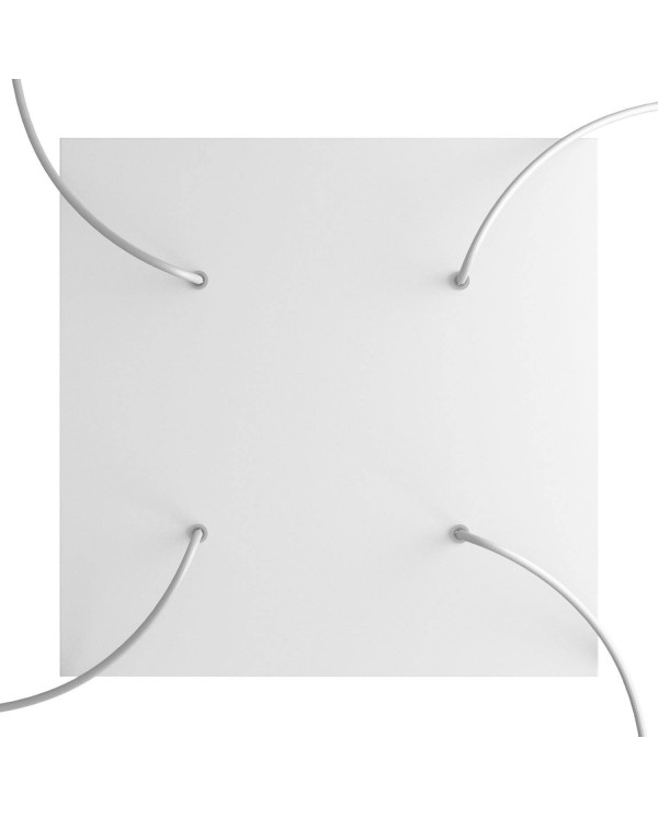 4 Holes - EXTRA LARGE Square Ceiling Canopy Kit - Rose One System