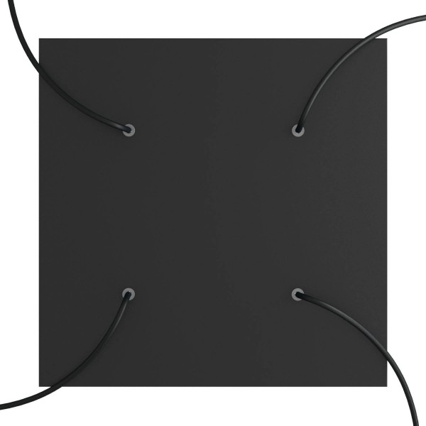 4 Holes - EXTRA LARGE Square Ceiling Canopy Kit - Rose One System